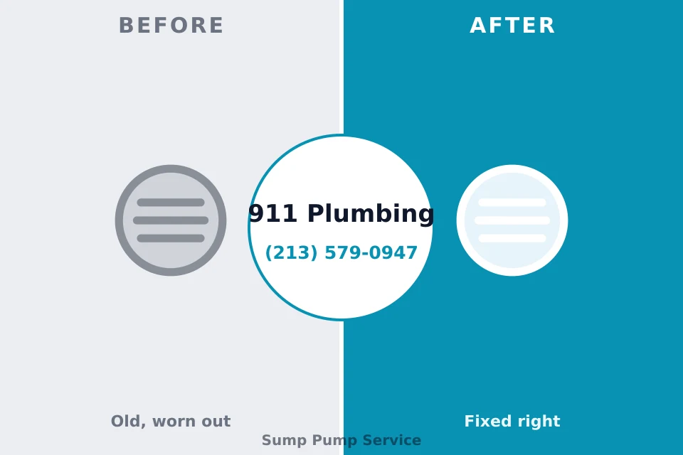 Before and after: plumbing company Quinlan, TX